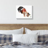 キャンバス：怠惰な日 キャンバスプリント (インサイチュ (寝室))