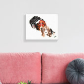 キャンバス：怠惰な日 キャンバスプリント (インサイチュ (リビング))