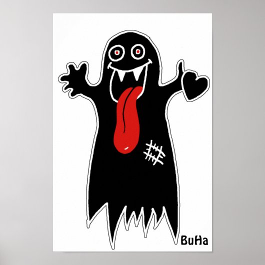 キャンバス、BuHa ポスター (正面)