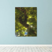 キャンバス(Sun Green Tree 2) RFPMDesigns ©️ 2021/24 キャンバスプリント (インサイチュ (ウッドフロア))