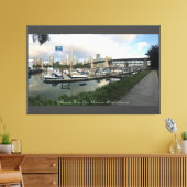 キャンバスD.Gray (Water Front 52)RFPMDesigns ©️ 2019/24 キャンバスプリント (インサイチュ (リビング))