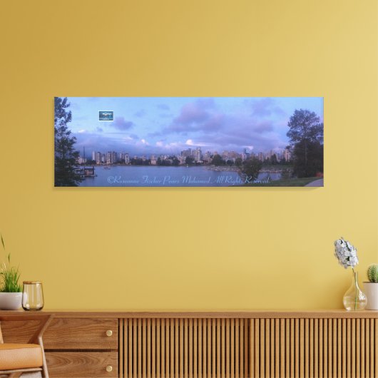 キャンバスStr/Long(WaterFront101)RFPMDesigns ©️ 2019/24 キャンバスプリント (インサイチュ (リビング))