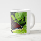 キャンバーウェル美しいまたはモーニングクロークチョウ ジャンボコーヒーマグカップ (正面右)