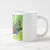 キャンバーウェル美しいまたはモーニングクロークチョウ ジャンボコーヒーマグカップ (右)