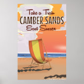 キャンバーサンズ旅行ポスターに電車で ポスター (正面)