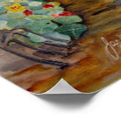 キャンバーパピーズの庭、水彩レプロダック ポスター (角)