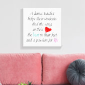 キャンバ教えスウォールアートを愛する キャンバスプリント (インサイチュ (リビング))