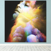 キャンバ絵画ス キャンバスプリント (インサイチュ (ウッドフロア))