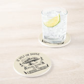 キャンパおもしろいースローガンのキャンピング飲みことわざ コースター (側面)