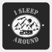 キャンパおもしろいーバンギフトIスリープのまわりに – モーターホーム スクエアシール (正面)