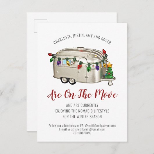 キャンパお洒落ー季節動機発表 案内ポストカード (正面/裏面)