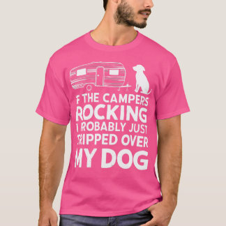 キャンパもしーのロッキング熱狂する – 犬の愛おもしろい者 Tシャツ