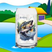 キャンパクールーレイクハウス魚釣り愛好家の名前を追加 ガラス缶