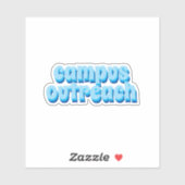 キャンパスアウトリーチビニールステッカー シール (シート)