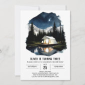 キャンパスインザマウンテンズ誕生日招待状 招待状 (正面)