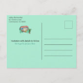 キャンパスファミリ懇親会日付テンプレートの保存 案内ポストカード (裏面)