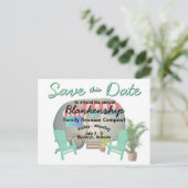 キャンパスファミリ懇親会日付テンプレートの保存 案内ポストカード (スタンド正面)