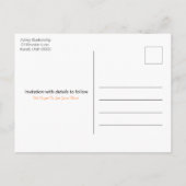 キャンパスファミリ懇親会日付テンプレートの保存 案内ポストカード (裏面)