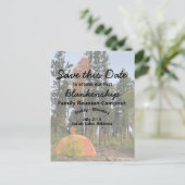 キャンパスファミリ懇親会日付テンプレートの保存 案内ポストカード (スタンド正面)