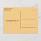 キャンパスファミリ懇親会日付テンプレートの保存 案内ポストカード (裏面)