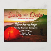 キャンパスファミリ懇親会日付テンプレートの保存 案内ポストカード (正面)