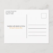 キャンパスファミリ懇親会日付テンプレートの保存 案内ポストカード (裏面)