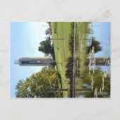 キャンパス内の車 ポストカード (裏面)