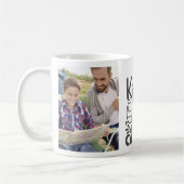 キャンパパーソナライズされたー引用文の写真キング コーヒーマグカップ (左)