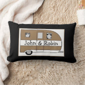 キャンパパーソナライズされたー装飾用クッション ランバークッション (ブランケット)