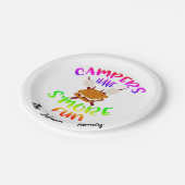 キャンパパーソナライズされたー ペーパープレート (アングル)