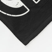 キャンパーおもしろいの幸福な女王 フリースブランケット (角)