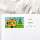 「キャンパーとR.V」 恋人 ラベル (インサイチュ)