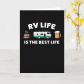 キャンパーに贈最高のられるライフギフトRVライフ カード (黄色い花)