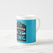 キャンパーのためのキャラバンキングギフト ボーンチャイナマグカップ (正面右)