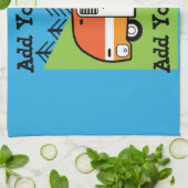 キャンパーのクイーンおもしろい- Camping RVキャラバンドー キッチンタオル (折り畳み)