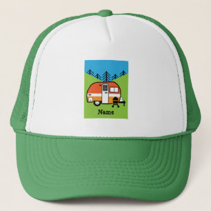 キャンパーのクイーンおもしろい- Camping RVキャラバンドー キャップ