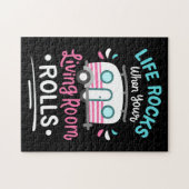 キャンパーのライフロックあなたのリビングルーム転が ジグソーパズル (横)