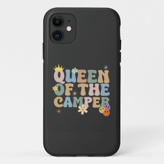 キャンパーの女王 – キャンプ Case-Mate iPhoneケース (裏面)