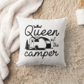 キャンパーの女王 クッション (ブランケット)