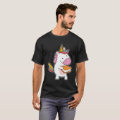 キャンパーの子供かわいいスモアUnicornマシュマロ Tシャツ (正面フル)