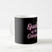 キャンパーの王妃と王妃 コーヒーマグカップ (正面左)