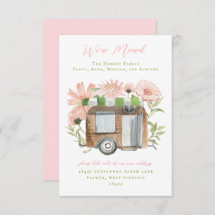 キャンパーの移動中のアナウンス 招待状