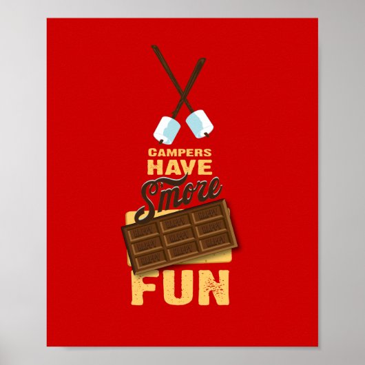 キャンパーはSのより多くのおもしろいのポスターを持っている ポスター (正面)