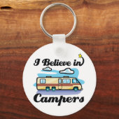 キャンパーを信じている キーホルダー (正面)