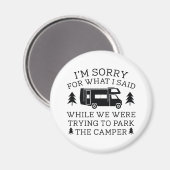 キャンパーを駐車する マグネット (正面/裏面)