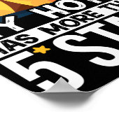 キャンパーアウトドアテント私のホテルは5つ以上の星を持っている ポスター (角)