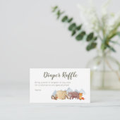 キャンパーアドベンチャーおむつラッフルカード エンクロージャーカード (スタンド正面)