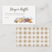 キャンパーアドベンチャーおむつラッフルカード エンクロージャーカード (正面/裏面)