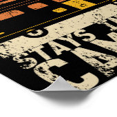 キャンパーキャラバンキャンプレトロで起こる ポスター (角)