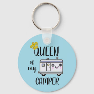 キャンパーキャンピングおもしろいRVingライフスタイル キーホルダー